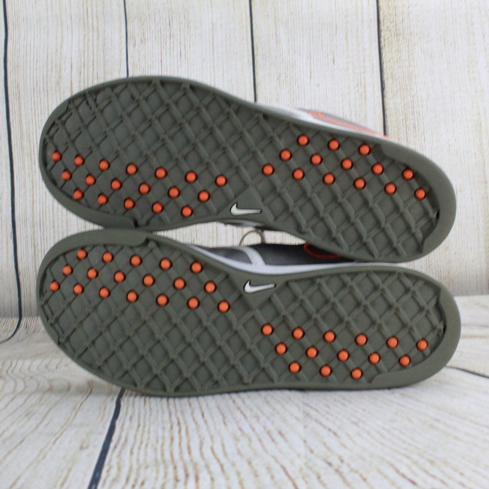 NIKE Lunarlon Duet Sport Gray Canvas Round Toe Golf Sneaker Shoes US 7.5 - Picture 8 of 8